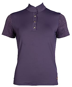 HKM Lavender Bay Uni Camisa para Mujer Lila Oscuro L