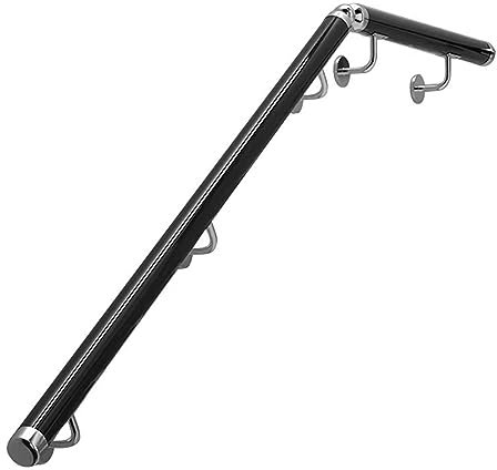 Handlauf Handläufe Geländer Treppen Innenstufen Wandhandlauf PVC Schwarz, 9m 8m 6m 5m 4m 3,6m 3m Sicherheitshaltegriffe Für Treppen, Rutschfestes Geländer Für Den Flur Im Bauernhausstil ( Size : 15ft/