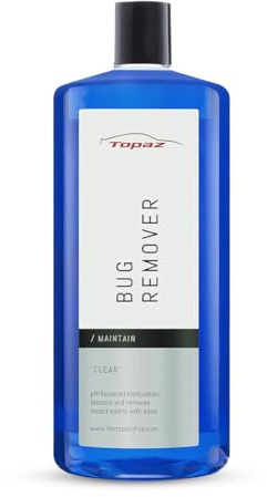 Topaz Car Bug Remover Spray – Bird Poo Remover for Cars with PH Neutral Protection | Insect Remover Car Spray for Fast Bug Splatter Removal, Safe on Paint & Glass - 1L
