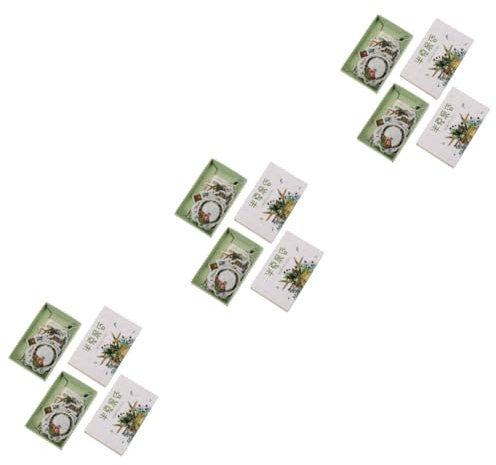 SEWACC 6 Boxen Box Aufkleber Sammelalbum Aufkleber Dekorative Album DIY Scrapbooking Briefpapier Für DIY Scrapbooking Album