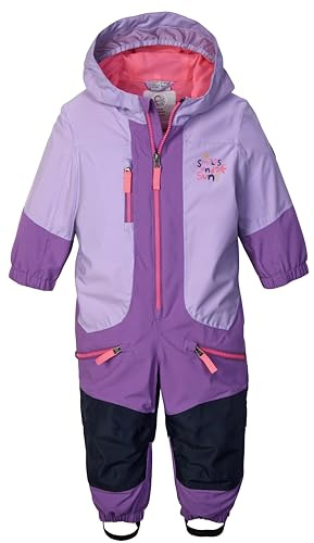 first instinct by killtec Kinder Funktionsoverall/Matschanzug mit Kapuze 42909-000, helllila, 122-128, 42909-000