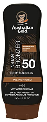 Australian Gold Protezione Spf50 Lotion con Bronzer