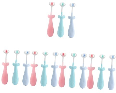 DEARMAMY 5 Sätze Zahnbürste Borste Oral Fürs Kleinkind U Zahnen Zahnbürste Süße Weiche Babybürste Kleinkind Für Babys Tpe 3 Stück * 5