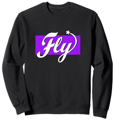 Purple FLY Purple Graphic Sudadera
