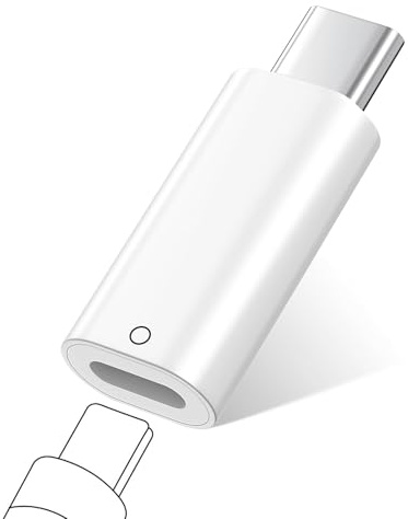 USB-C Ladeadapter für Tablet-Stift, kompatibel mit Apple Pencil 1. Generation – Laden und Bluetooth-Kopplung für iPad der 10. Generation [MFi-Zertifiziert]