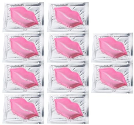 PACKOVE Almohadillas de Mascarilla Labial 15 Hidratante y Nutritiva de Colágeno Función Antienvejecimiento para Labios Secos y Uso Diario