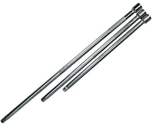 1/2 Long Extension Bars 15/18/24 Socket Long Reach Knurl Grip Extender