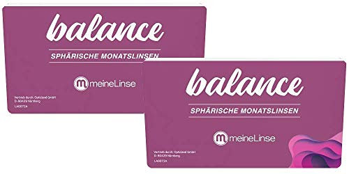 meineLinse balance sphärische Monatslinsen 6er|Dp:-5.00Bk:8.60Dm:14.00