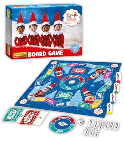 Rachel Lowe Elf on the Shelf Board Game (2-4 Players, Ages 6+)