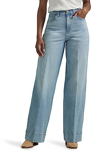Lee Jean légendaire Taille Haute pour Femme, Voile du Matin, 36