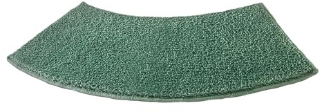 predolo Bath Mat Bath Mat Bathroom Non-Slip Mat Curved Shower Mat for Laundry Room Shower, Green
