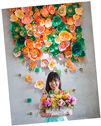 DECHOUS 2stücke Künstliche Papierblumen Dekoration Für Hochzeiten Brautpartys Und Dessertstationen Rot Realistische Blumen Für Besondere Anlässe Und -projekte
