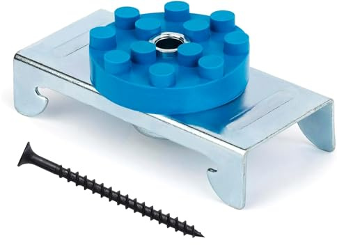 Resilient Sound Clips, Sound Insulation Clips for Resilient Channel for Soundproofing - Mounting Screws Included (100 Pack)