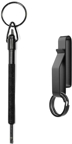 Chiave Grilli Polizia da 13 cm con portachiavi tattico universale, chiave manette della polizia.