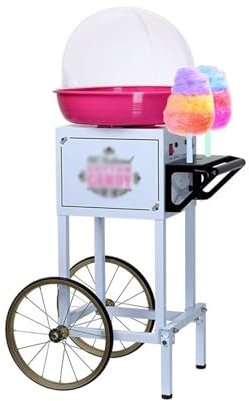 Cotton Candy Fully Automatic Retro Fancy Electric Cotton Candy Machine for Commercial Activity Stalls Retro Vintage Candy (B)