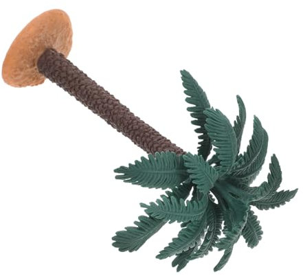 BESPORTBLE Miniatur Palmen Dekoration PVC Mit Sockel Realistische Mikro Landschaftsbäume Für Dioramen Puppenhäuser Und Bastelarbeiten Farbecht Und Pflegeleicht