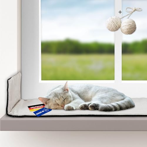 Rohrschneider Katzen Fensterliege, selbstwärmend, Gr. 2 (90 x 29 cm) beige