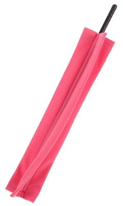 Flötenreinigungstuch mit Reinigungsstab zur Pflege für Flöten Rosa | Faser und Abs, Effizientes Wischen, Langlebig, 1 Stück mit Zubehörstab