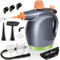 Carastek 1250W Pulitore a Vapore Portatile Multiuso con 11 Accessori 475ML Pressione del Vapore 3,5 Bar Per Rimuovere le Macchi da Pavimena Moquette Tende Seggiolini Auto Cucina Cimici Bagni e Altro