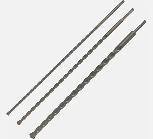 Unibos | 3 PCs Long SDS Plus Drills Extra Long 600mm Masonry Drills 12mm, 16mm & 24mm
