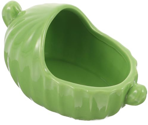 Homoyoyo Keramik Hamsterbadewanne Sandbad mit Sauna Funktion Leichtes Keramikmaterial Kleintier Spielzeug für Hamster und Chinchillas im Käfig