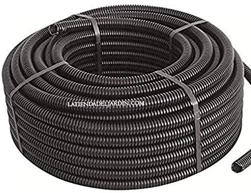 Suinga Tubo Corrugado 25mm 75 Metros | Tuberia corrugada con Certificado Aenor Utilizada para conducción de Cables electricos | Tubo Corrugado Exterior 25 mm | Conducto para Cables eléctricos