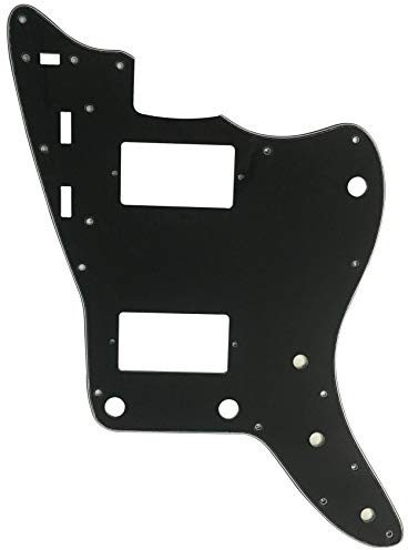 Passend für US Jazzmaster mit PAF Pickups Style Gitarren-Schlagbrett (3-lagig, schwarz)