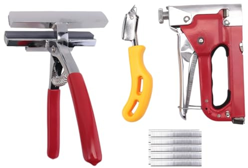 TsoLay Kit de Pinces pour Châssis de Toile, Agrafeuse pour Cadre Photo, Pince pour Toile, Outil pour Retirer les Agrafes pour Peinture à L' Artistique