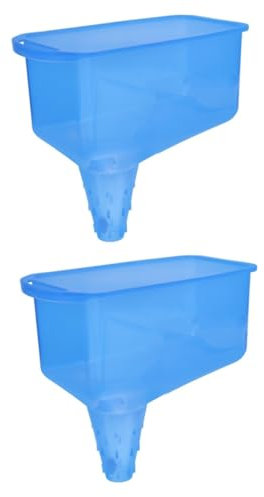 Amosfun 2 Pièces Plastique pour Voitures Outil de Changement Huile Design Ergonomique Ouverture pour Remplissage Rapide et Facile à Nettoyer