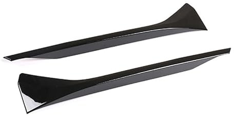 Compatible Front Bumper Fog Light Cover Trim Lip Spoiler Side for BMW X1 2020-2022(Black)