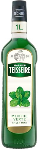 Sirope de Menta Verde Mathieu Teisseire, 1L
