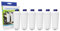6X AH-CDE Compatible Water Filter for DeLonghi Espresso and Bean to Cup Machines DLSC002, SER3017, 5513292811, 9310926, 8004399327252