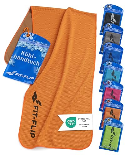 Fit-Flip Kühltuch aus Mikrofaser für Nacken und Hals