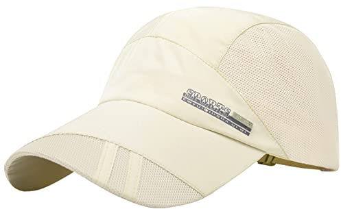 AIEOE Atmungsaktive Kappe Outdoor Kappe Dünn, Leicht und Schnelltrocknend Basecap Baseball Cap