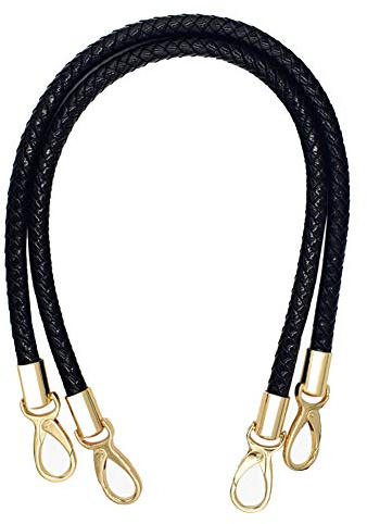 Asudaro 1 Paar Taschenhenkel Pu Leder Taschengriffe Kette Schultergurt Handschlaufe Schulterriemen Riemen Ersatz Gürtel für Einkaufstasche Shopper Tote Handtasche Taschenzubehör 60cm