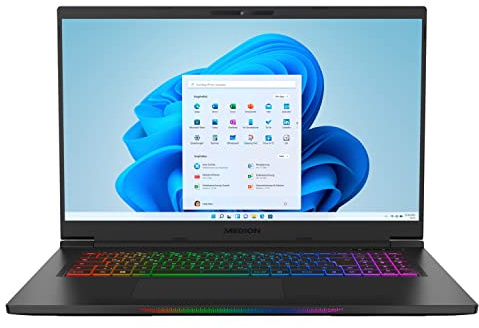 MEDION ERAZER Beast X30 43,9 cm (17,3 Zoll 100% sRGB 165Hz) QHD Gaming Notebook (Intel Core i7-12700H, 32GB DDR5 RAM, 2TB PCIe SSD, GeForce RTX 3080 Ti 16GB GDDR6 VRAM, Win 11 Home)