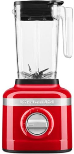 KitchenAid Batidora de Vaso - K150 - Jarra de plástico de 1,4 l - Blender con 3 velocidades y programa de picado de hielo - Rojo imperial