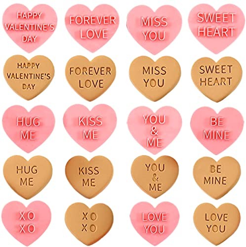 Herz Ausstecher Set-10 Stück Mini Valentine Ausstecher Stempel Kunststoff Keks Gebäck Ausstecher für Valentinstag Backen