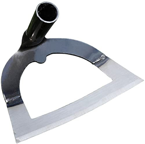 OSALADI Azada De Jardín Azada Para Desmalezar Herramienta De Guadaña Azada De Excavación De Metal Para Desmalezar En El Patio Aflojar La Plantación Agrícola (Azada Hueca)