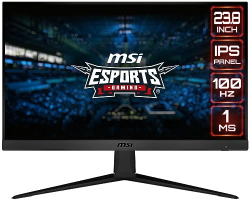 Monitor gaming msi 23.8pulgadas gaming gv2412v 100hz 1ms hdmi dp