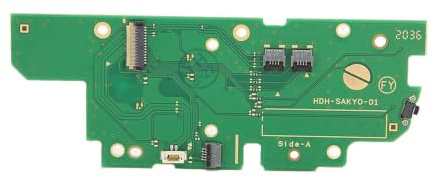 Remplacement de Carte Mère de Bouton Latéral Gauche L de Carte PCB Pièce de Carte de clé de Console de Jeu Professionnelle pour la Poignée Gauche de Lite