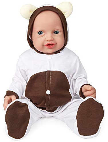 Vollence Bambola Neonata in Silicone a Corpo Intero da 31 cm Realistica - Non in Vinile, Rinata - Regalo per Bambini - Ragazza