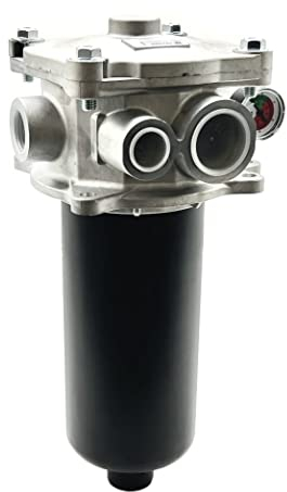 Filtrec Tank-Top-Rücklauffilter, 3 bar, 10 Mikron, 1-1/10.2 cm, 3/10.2 cm, 2.5 cm BSP-Anschlüsse, 400 l/min Durchflussmenge