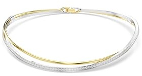 Swarovski Girocollo Hyperbola, Taglio Round, Bianco, Mix di finiture