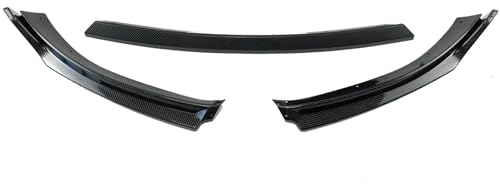 Frontspoiler Für VW Für Golf MK6 6 Standard TSI TDI MPI 2008-2013 Frontschürze Lippe Auto Zubehör Spoiler Splitter Diffusor Frontstoßstange Lippe Spoiler(Farbe:Carbon Fiber Look)