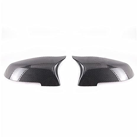 GXSAI Seitenspiegel Abdeckung Für BM&W 5er 6er 7er F10 F11 F18 F06 F12 Für LCI 5GT F07 Auto Rückspiegel Abdeckung Flügel Seite Rückspiegel Kappe Zubehör(Carbon Pattern-2pcs)