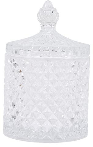 IMIKEYA Glass Storage Jar for Candle Making Scented Candle in Glass Bowl for Home Decor and Aromatherapy Use