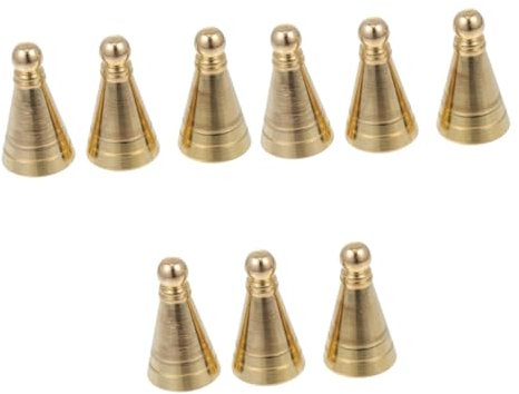 Cabilock 3 Sätze Räucherform Turm Aus Messing Räucherwerkzeug Räucherstäbchenformen Weihrauch-Asche-Werkzeug Räucherstäbchenhalter Messingform Räucherstäbchen Form Kupfer Golden 3 Stück * 3