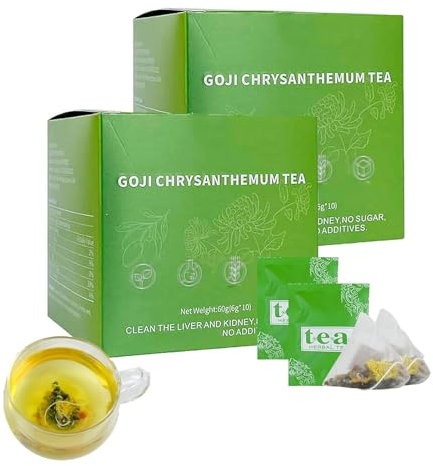 Goji Berry Chrysanthemum Tea, Chrysanthemum Wolfberry Tea - Cleansing Your Liver, Chrysanthemum Goji Berry Flower & Herbal Tea, Chrysanthemum Goji Berry Tea (2)