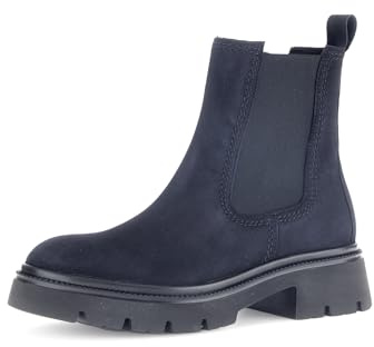 Gabor dam Chelsea boots, stövletter, ankelstövlar, utbytbar fotbädd, bästa passform, Atlanti 16, 40 EU